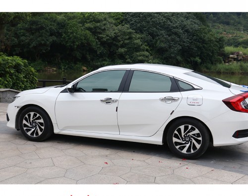 Ốp hõm và tay nắm cửa màu bạc ABS mạ Honda Civic 2018